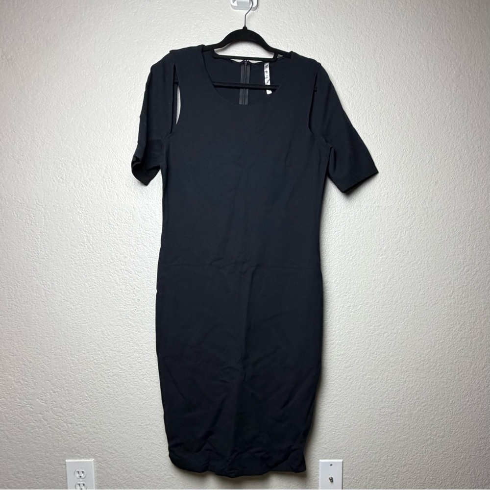 Fabletics Eva Black Midi Dress